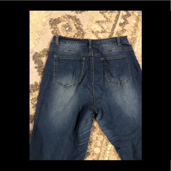 High waisted button up stretch skinny jeans - Picture 4 of 5